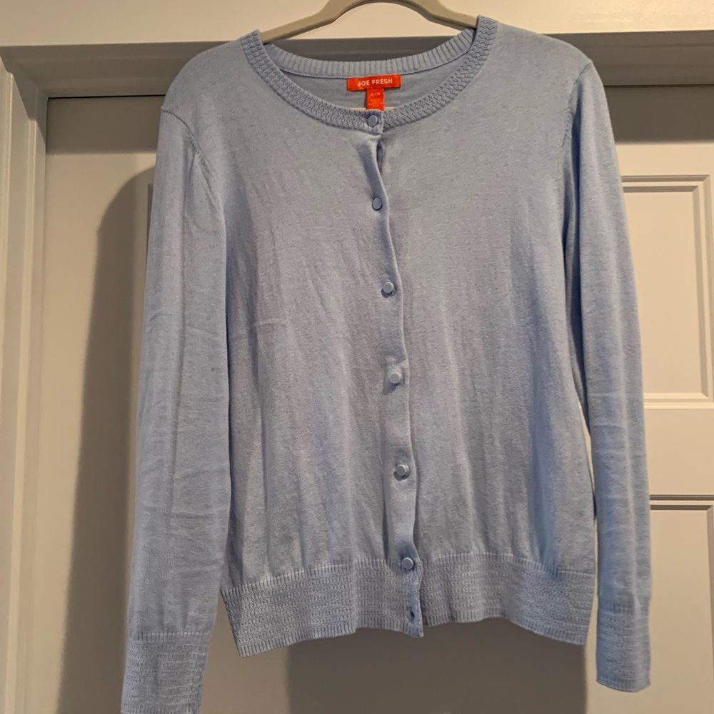 Cute light blue cardigan